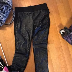 Leather pants